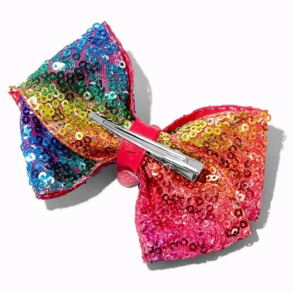 Disney Encanto Madrigal Hair Glitter Girls Hair Bow Clips - 7 Pack - Lot Of 2